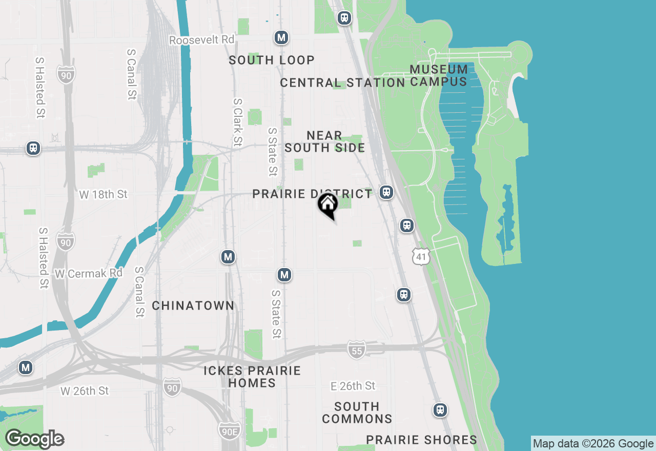 Map of 120 E Cullerton Street #105, Chicago, IL 60616