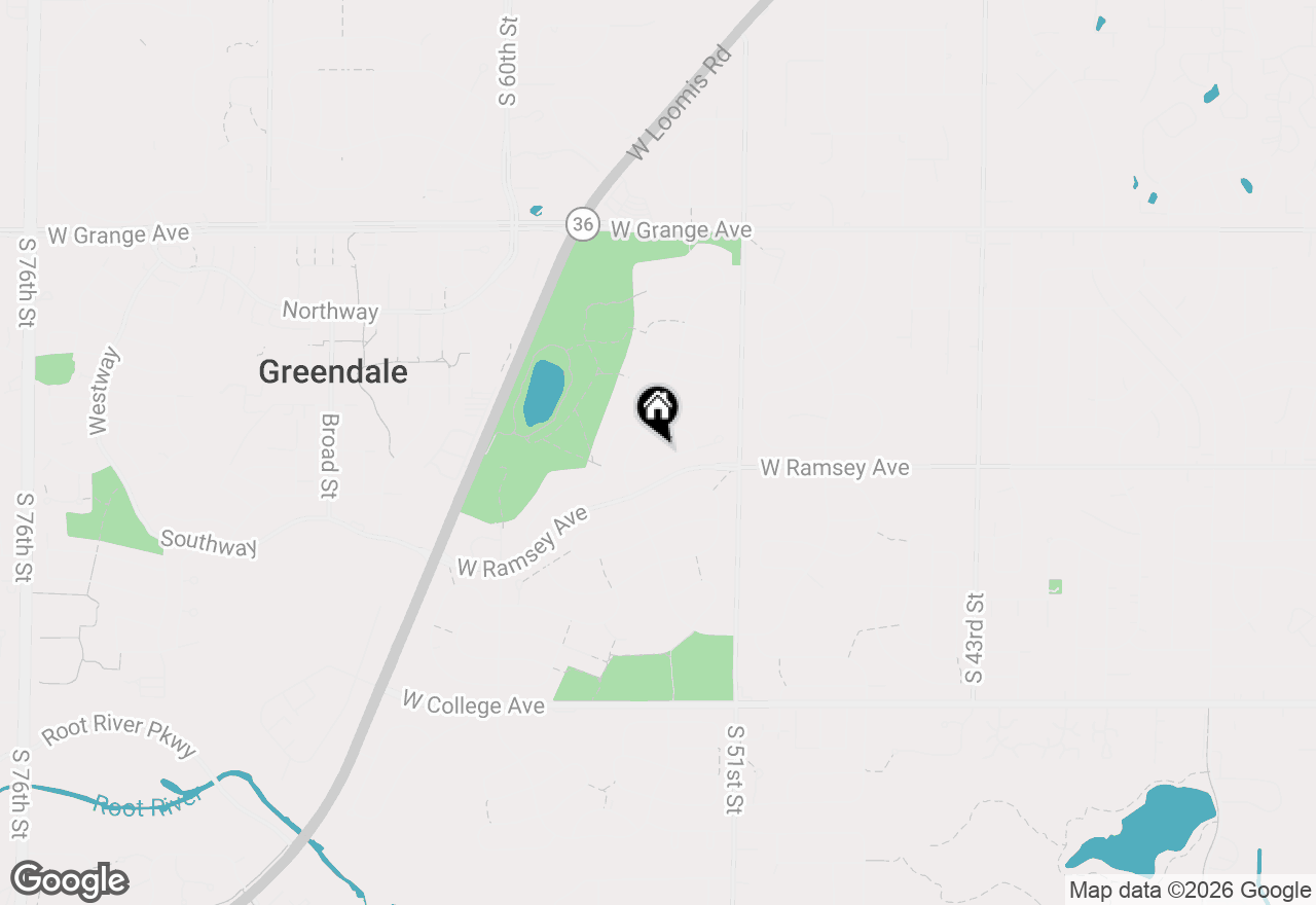 Map of 5400 Laura Ln, Greendale, WI 53129