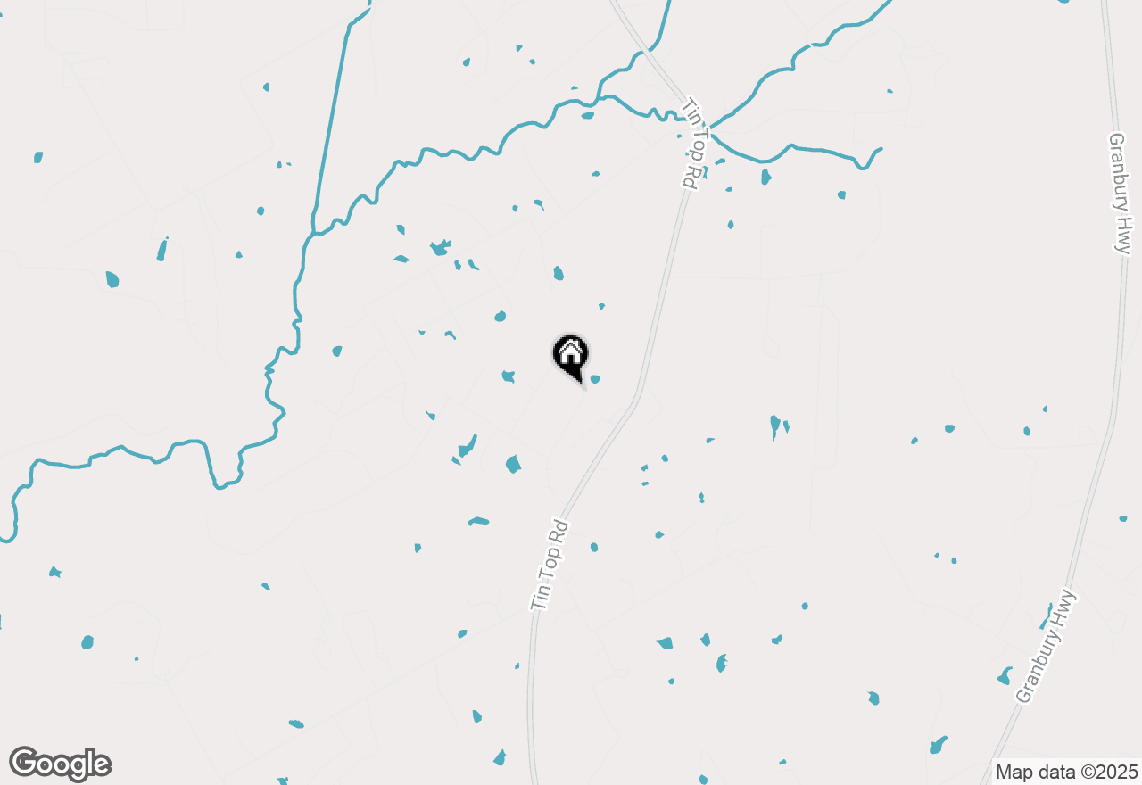 Map of 3952 Tin Top Road, Weatherford, TX 76087