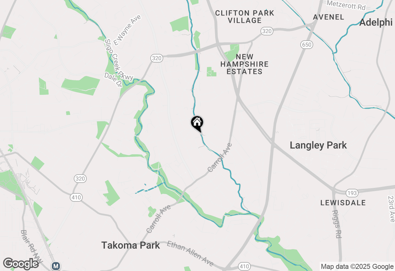 Map of 912 Prospect Street #P1, Takoma Park, MD 20912