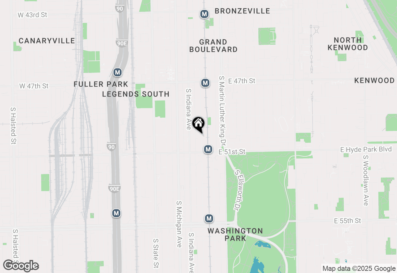 Map of 5004 S Prairie Avenue, Chicago, IL 60615