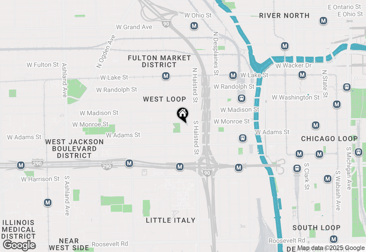 Map of 111 S Peoria Street #503, Chicago, IL 60607