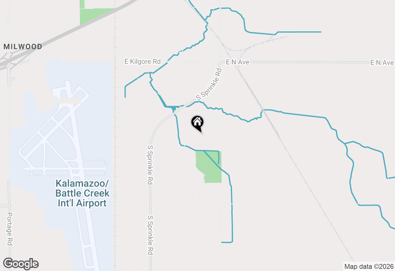 Map of 4612 Hanover Avenue, Portage, MI 49002