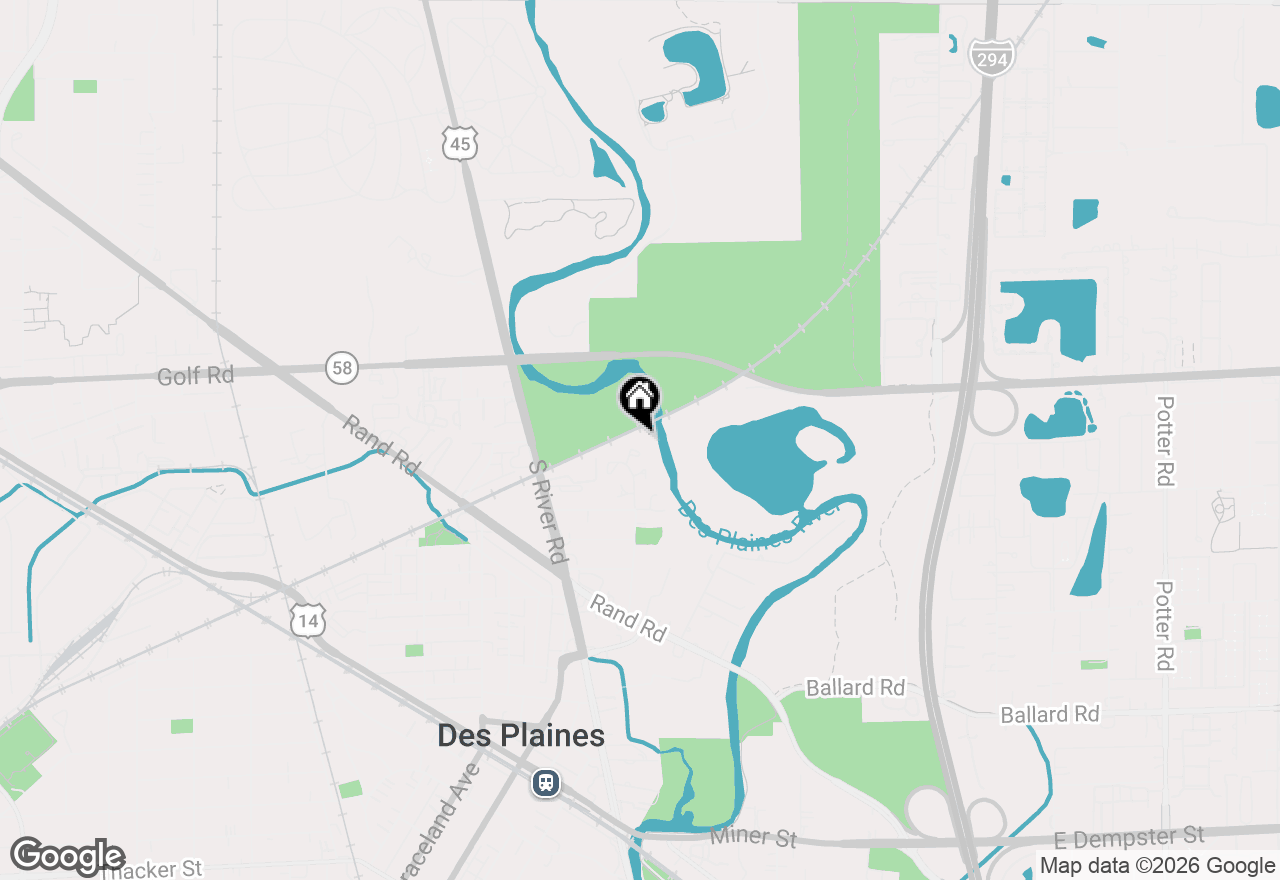 Map of 176 Grove Avenue #C, Des Plaines, IL 60016