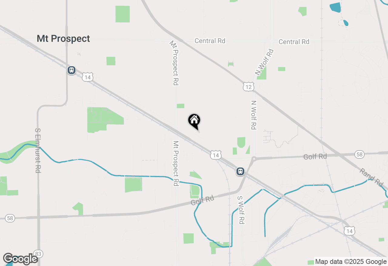 Map of 173 Village Court, Des Plaines, IL 60016