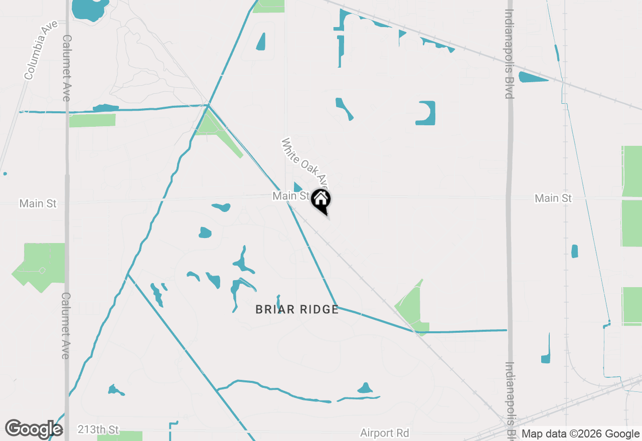 Map of 1429 Elm Court, Schererville, IN 46375