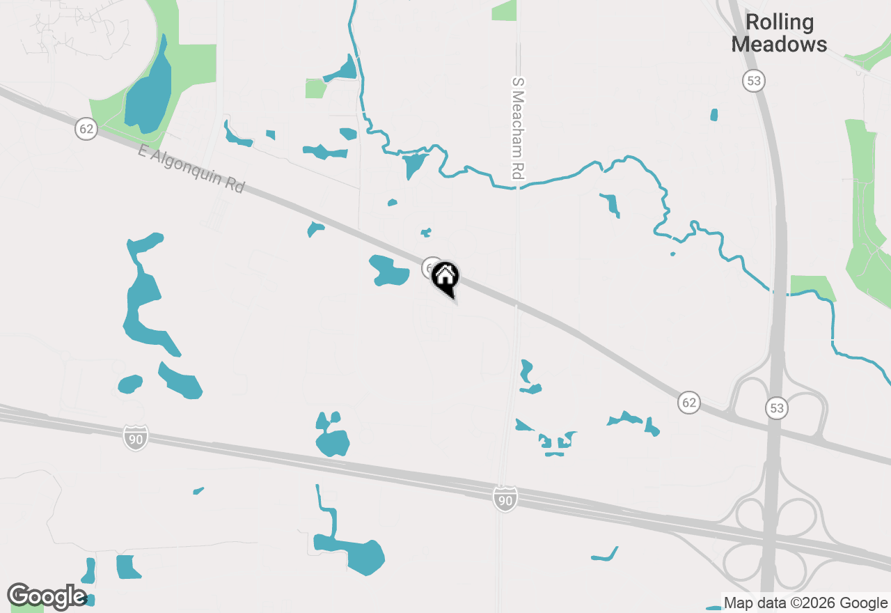 Map of 1289 Lakepointe Drive, Schaumburg, IL 60173