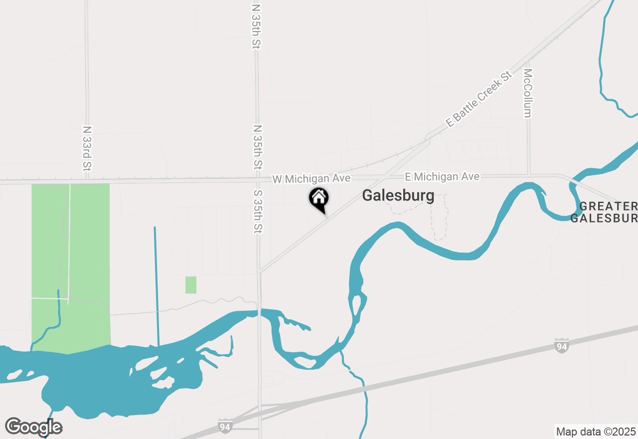 Map of 240 W Battle Creek, Galesburg, MI 49053