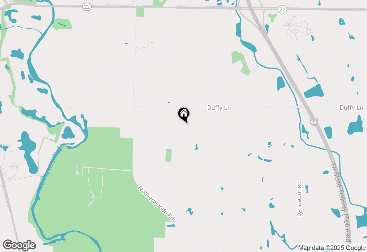 Map of 1915 Calvin Court, Riverwoods, IL 60015