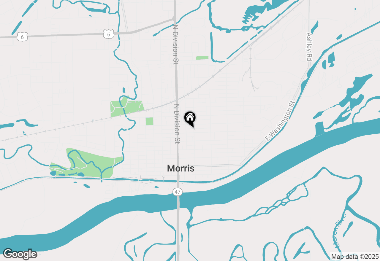 Map of 416 E North Street, Morris, IL 60450