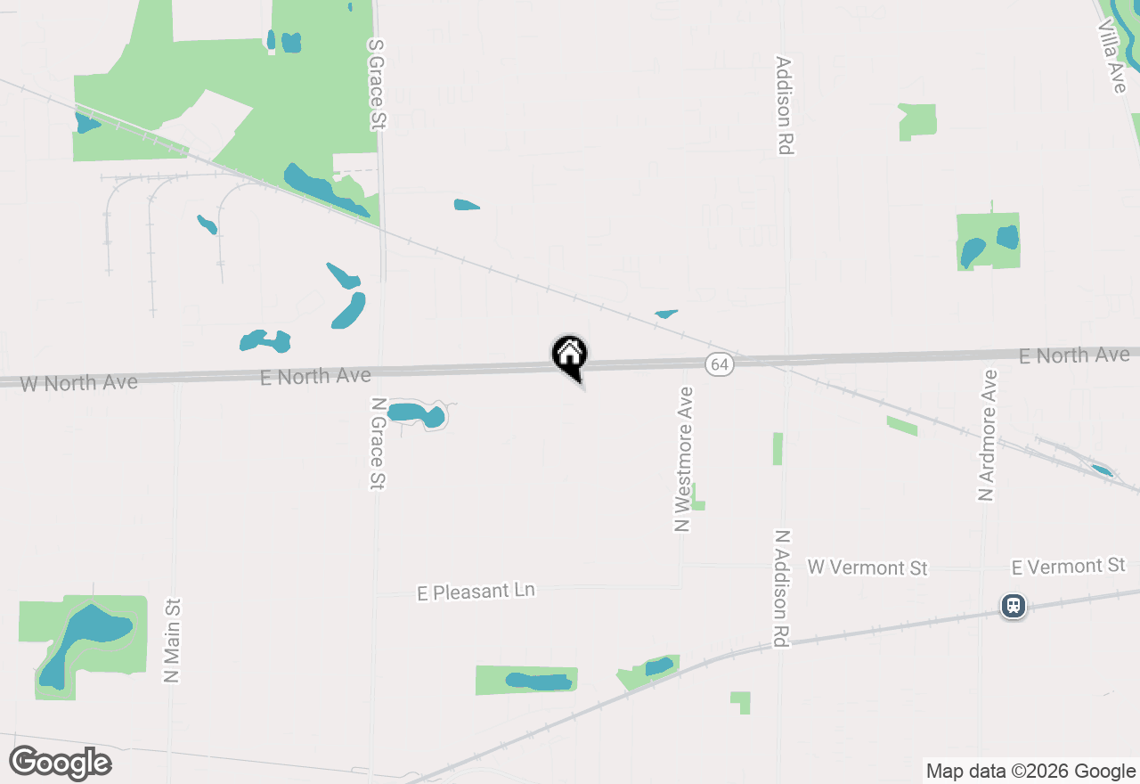 Map of 709 N Kramer Avenue, Lombard, IL 60148