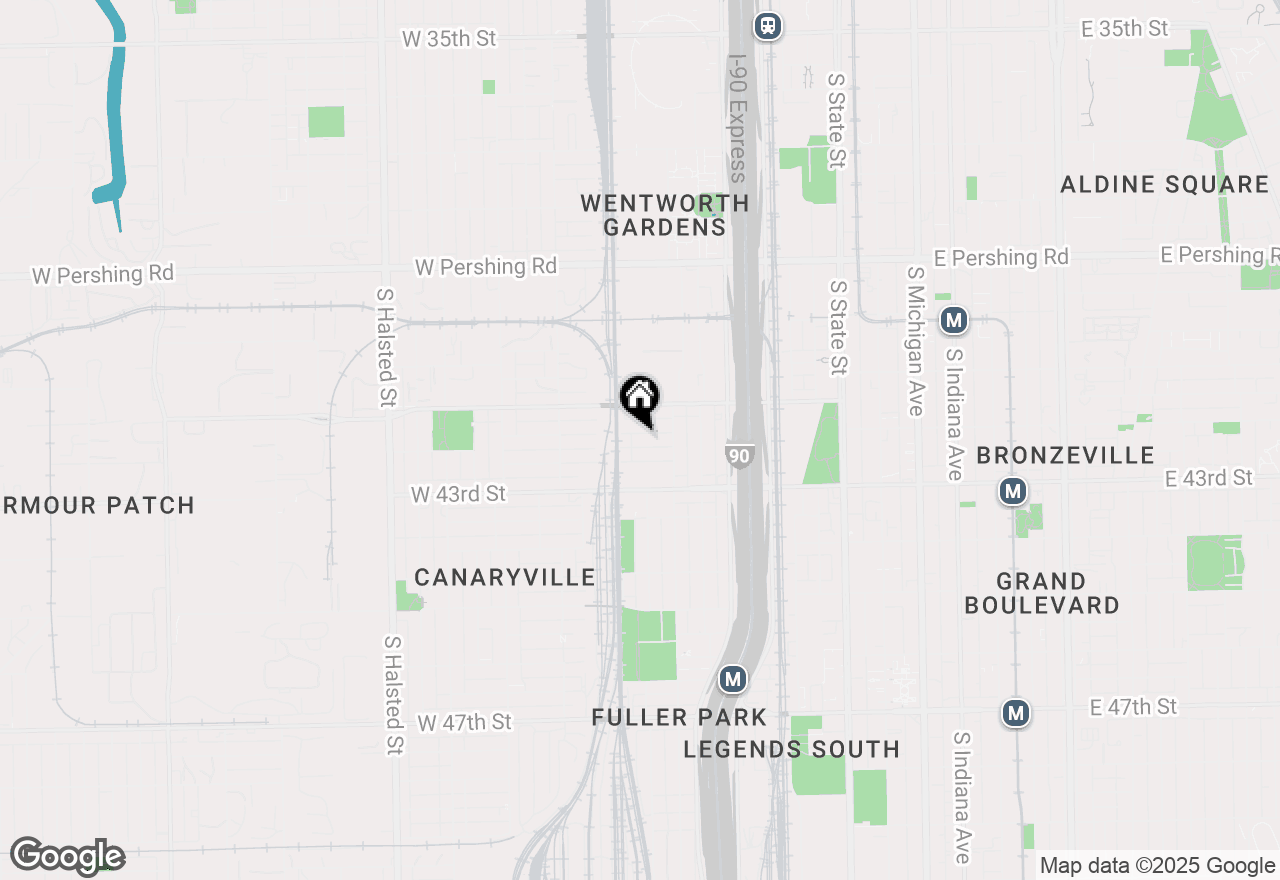 Map of (Address confidential), Chicago, Illinois 60609