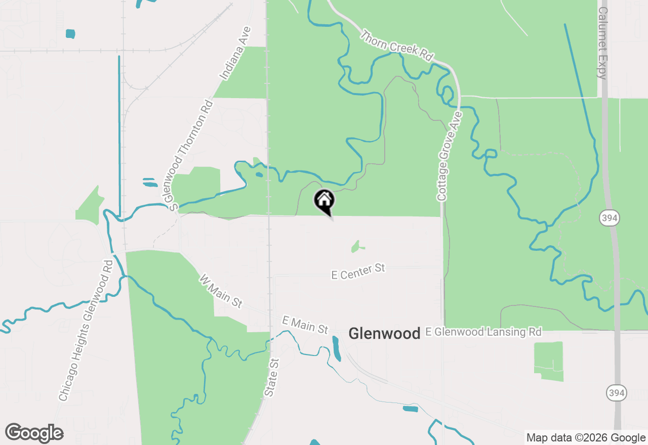 Map of 147 E Maple Drive, Glenwood, IL 60425