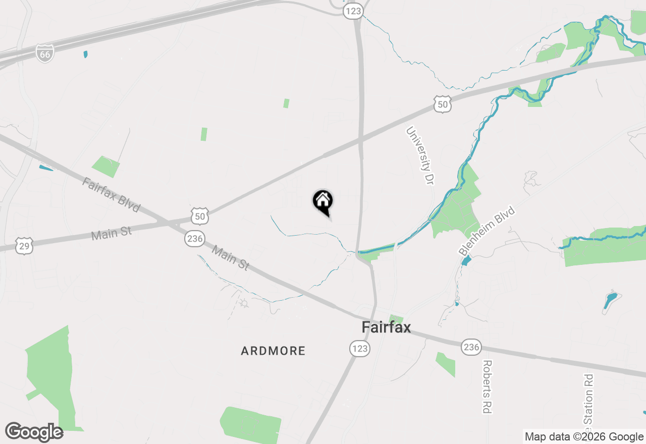 Map of 3804 Richardson Place, Fairfax, VA 22030