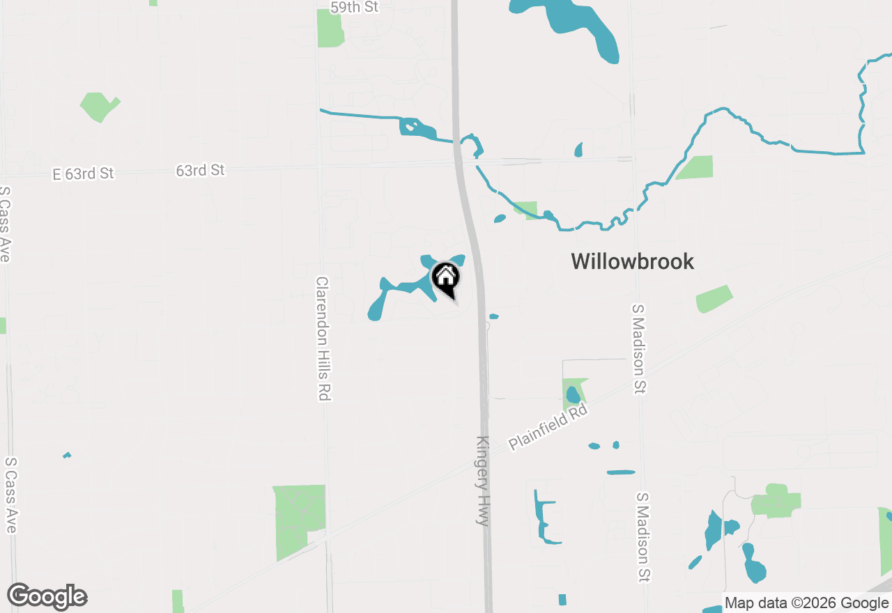 Map of 77 Lake Hinsdale Drive #407, Willowbrook, IL 60527