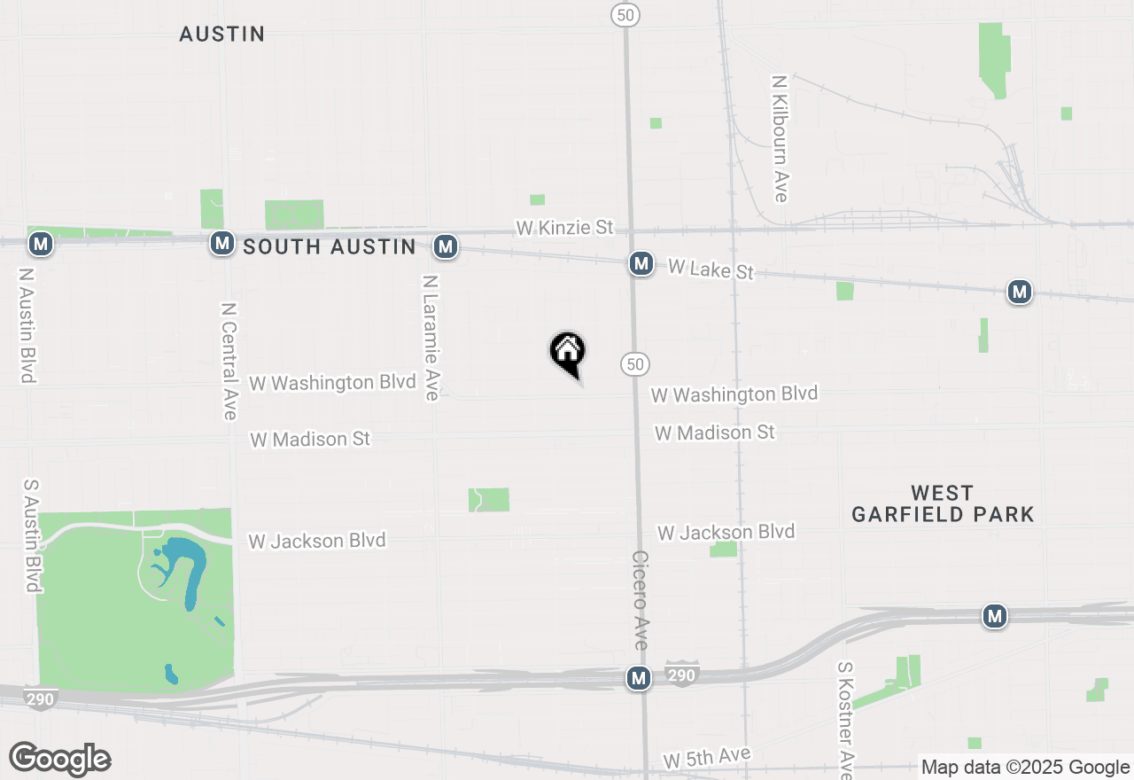 Map of 4918 W Washington Boulevard, Chicago, IL 60644