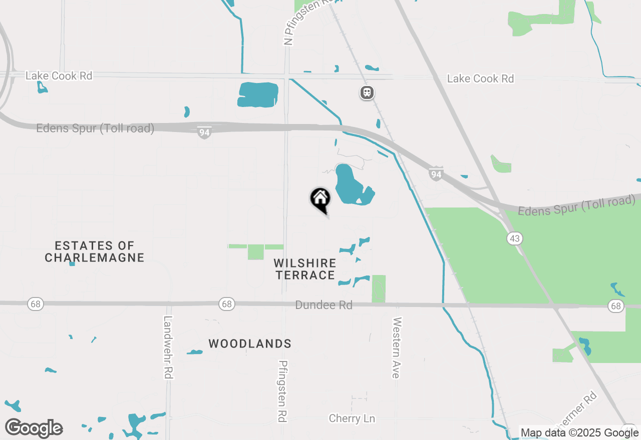 Map of 502 Greenwood Road, Northbrook, IL 60062