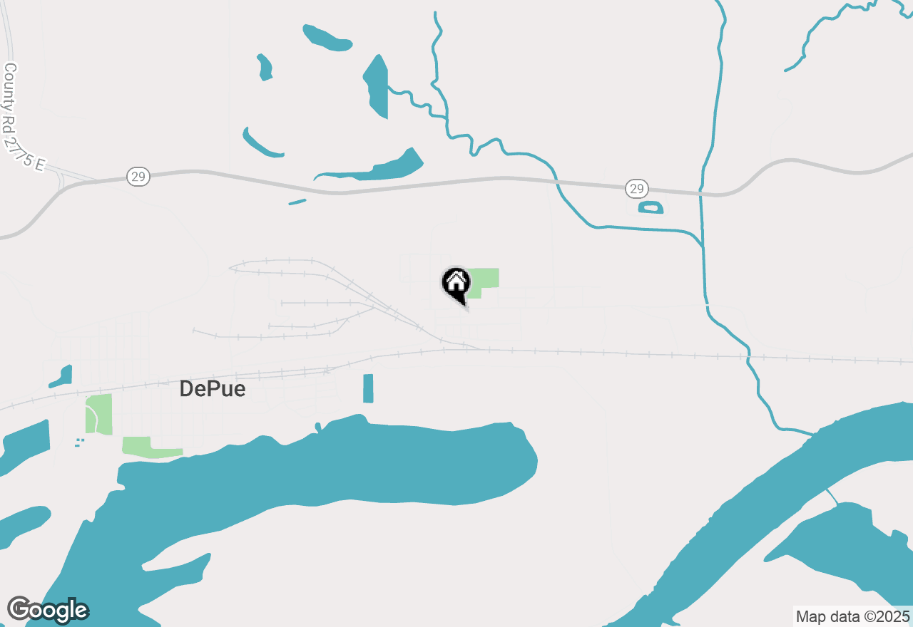 Map of 1127 Marquette Street, Depue, IL 61322