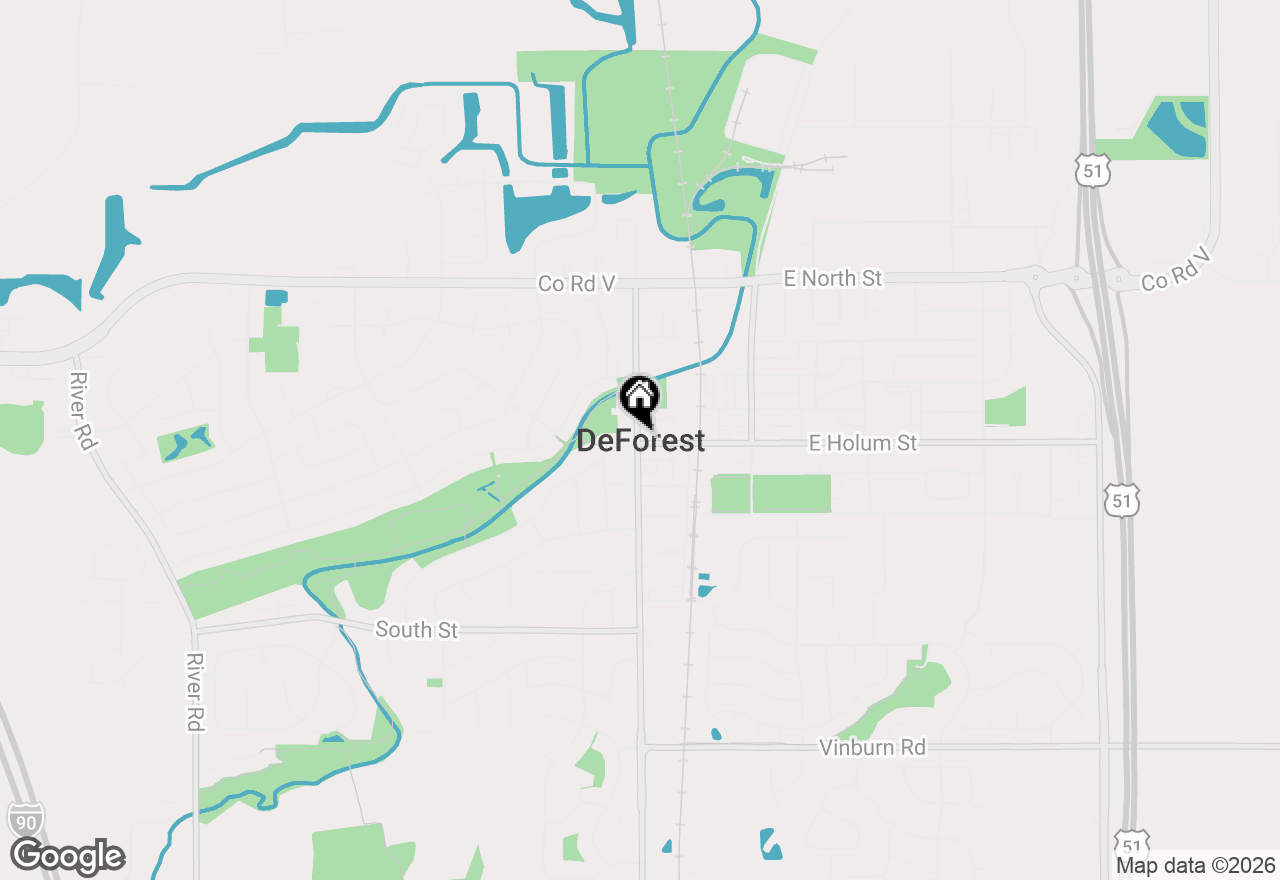 Map of 4147 Fox Forest Way, Deforest, WI 53532