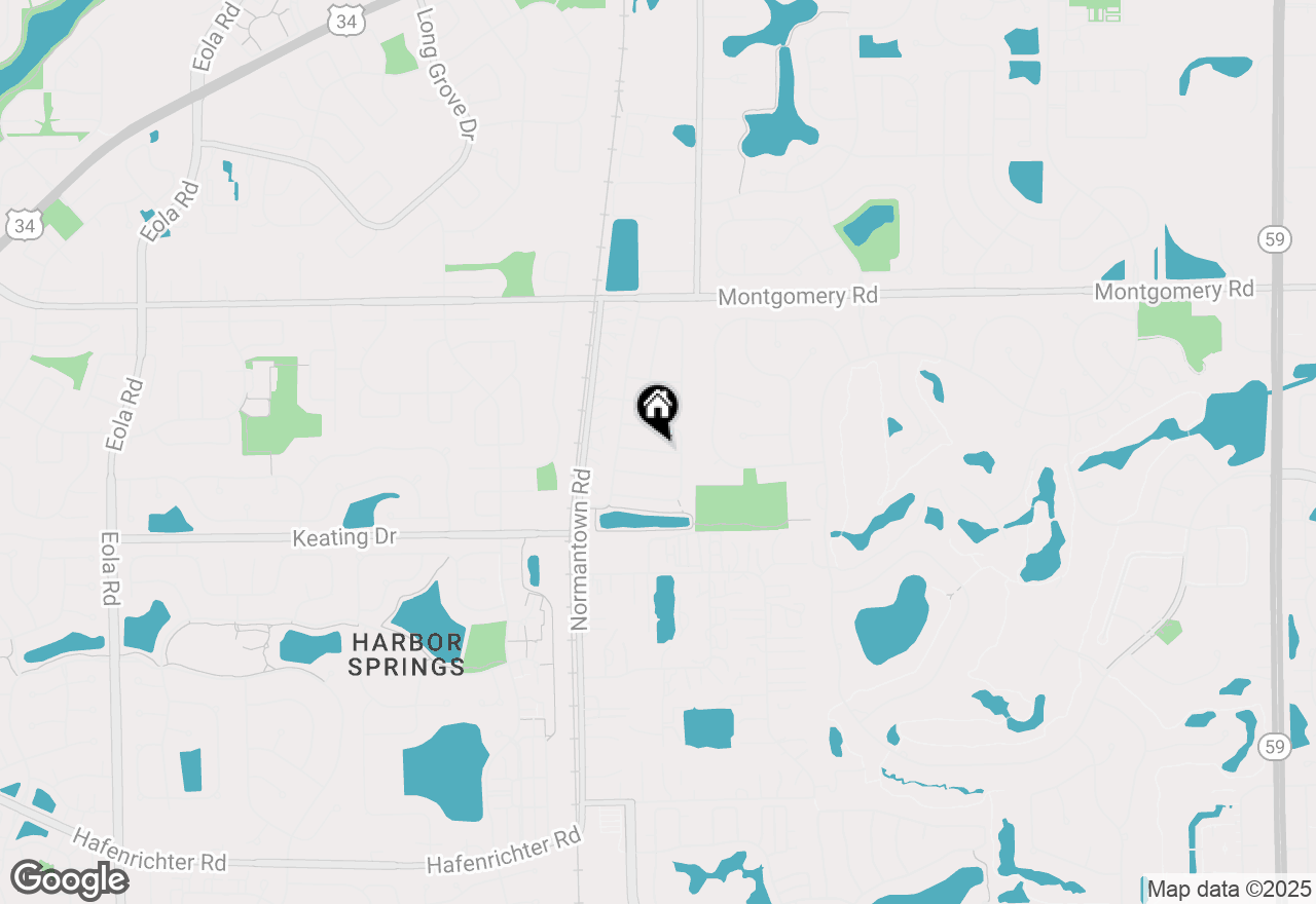 Map of 3425 Butler Walk, Naperville, IL 60564