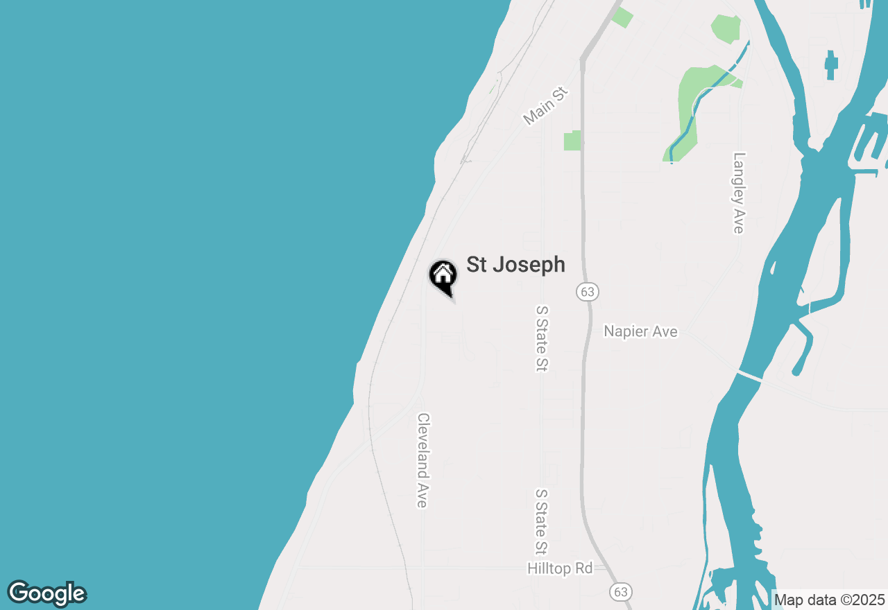 Map of 315 Kingsley Avenue, St. Joseph, MI 49085