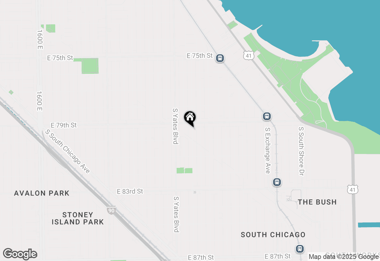 Map of 7924 S Essex Avenue, Chicago, IL 60617