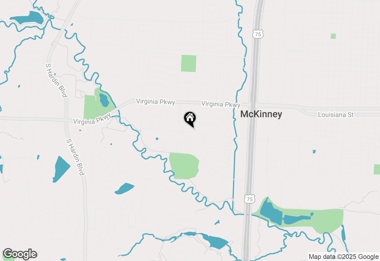 Map of 2511 Pepper Tree Circle, Mckinney, TX 75072