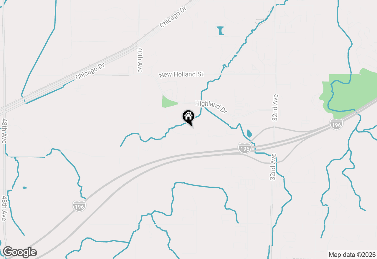 Map of 3751 Hillside Drive, Hudsonville, MI 49426