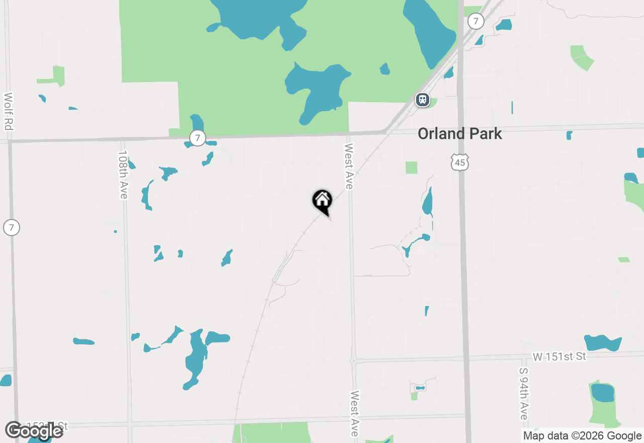 Map of 10060 W 146th Street, Orland Park, IL 60462