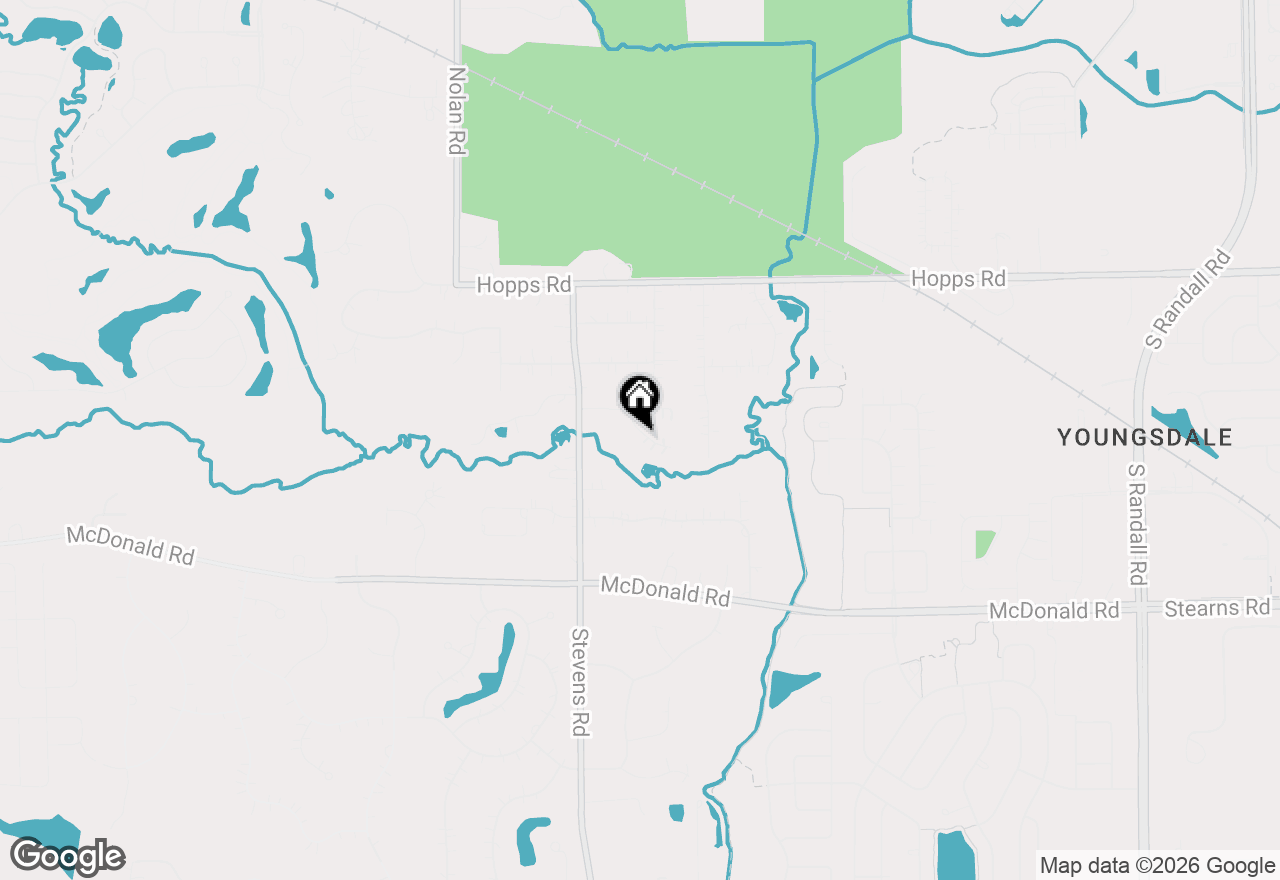 Map of 25 Retreat Court, South Elgin, IL 60124