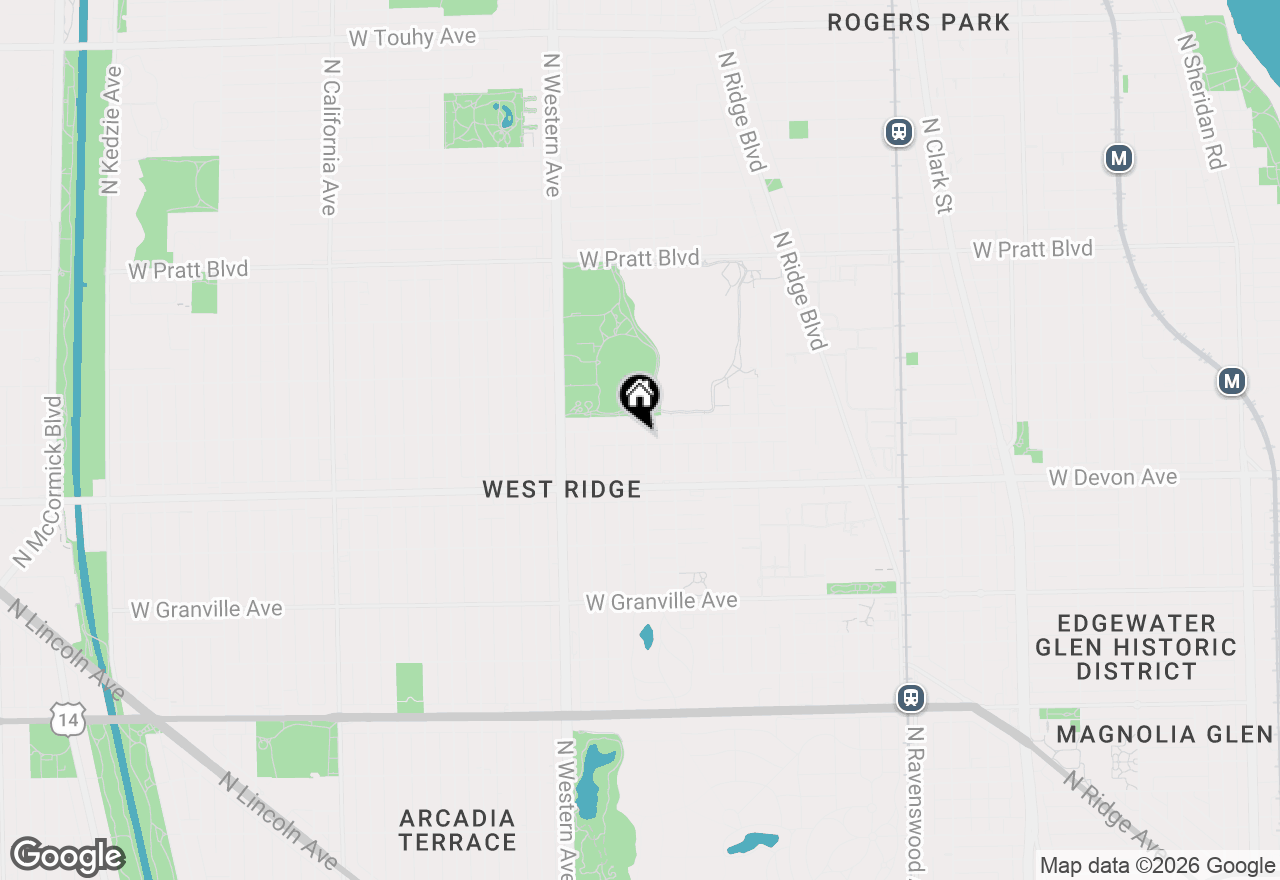 Map of 6452 N Bell Avenue #3, Chicago, IL 60645