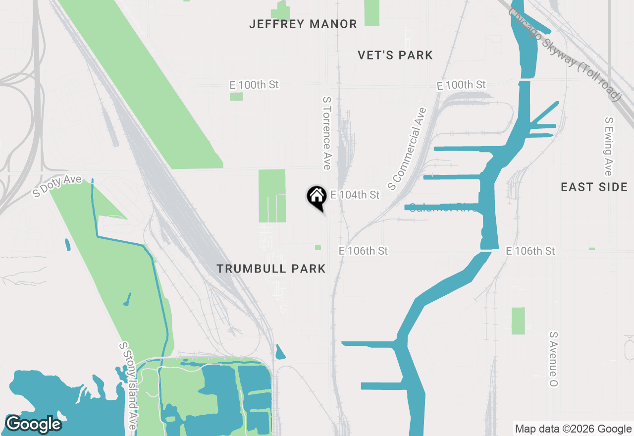 Map of 10451 S Hoxie Avenue, Chicago, IL 60617