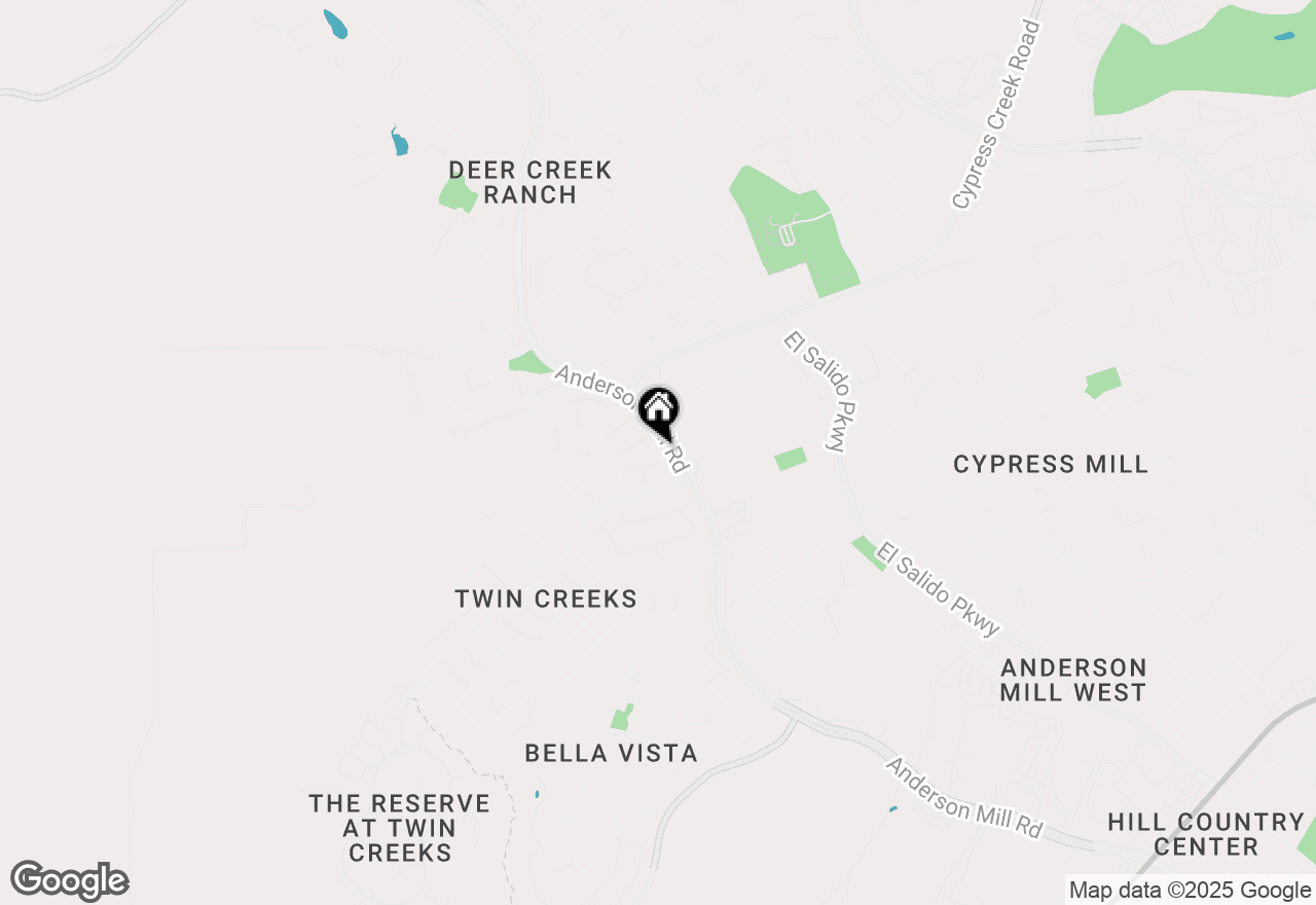 Map of 2401 Powderham Ln, Cedar Park, TX 78613