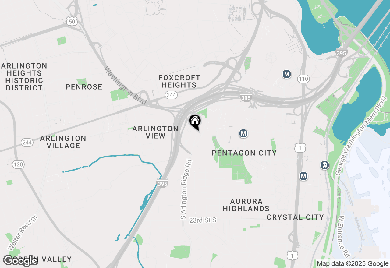 Map of 1200 S Arlington Ridge Road #509, Arlington, VA 22202