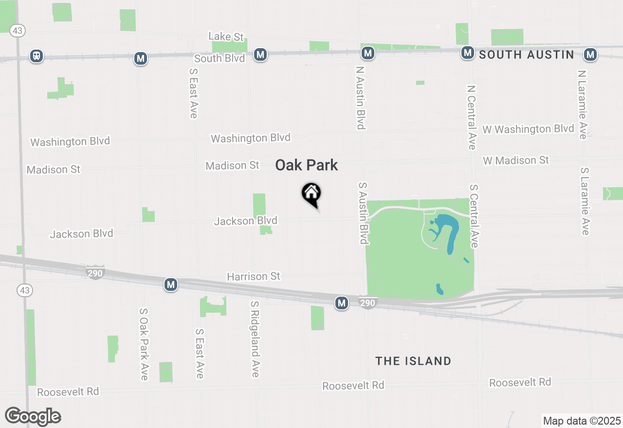 Map of 638 S Lombard Avenue, Oak Park, IL 60304