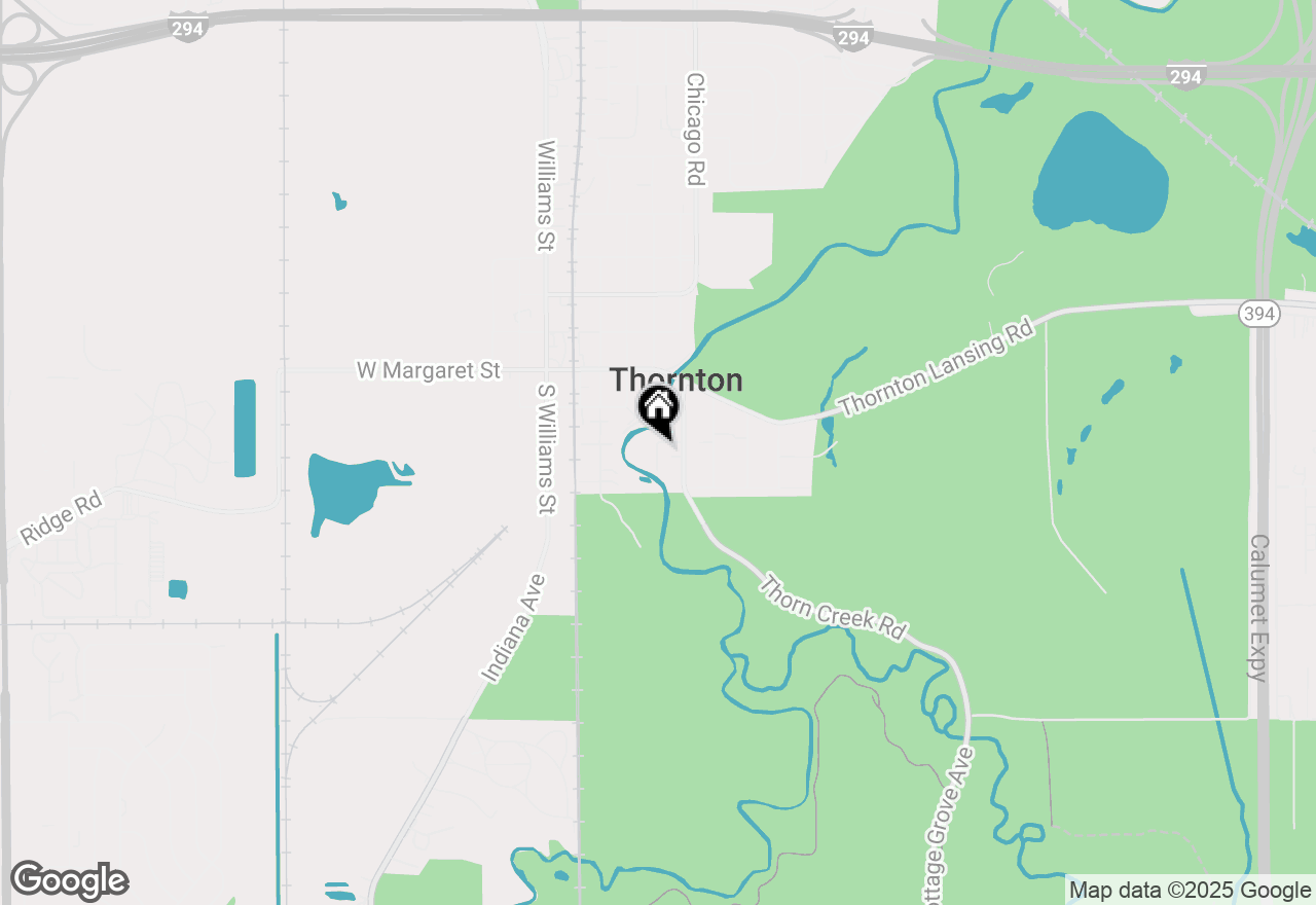 Map of 315 Leverette Street, Thornton, IL 60476