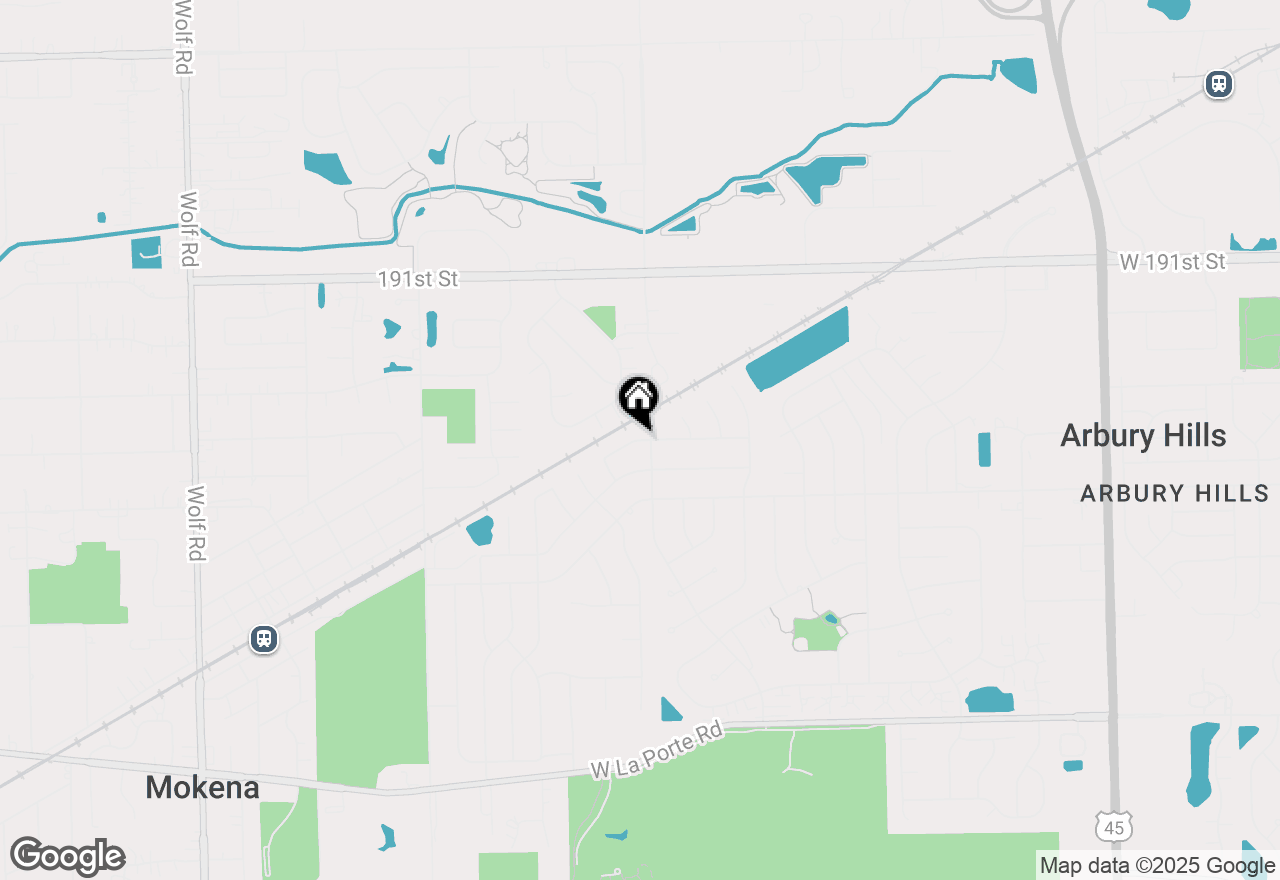 Map of 10416 Aileen Avenue, Mokena, IL 60448