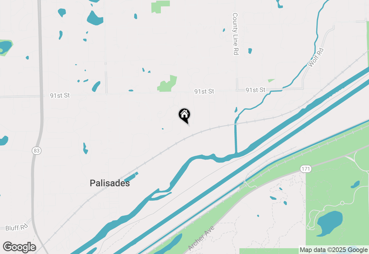 Map of 10S641 S Garfield Avenue, Burr Ridge, IL 60527