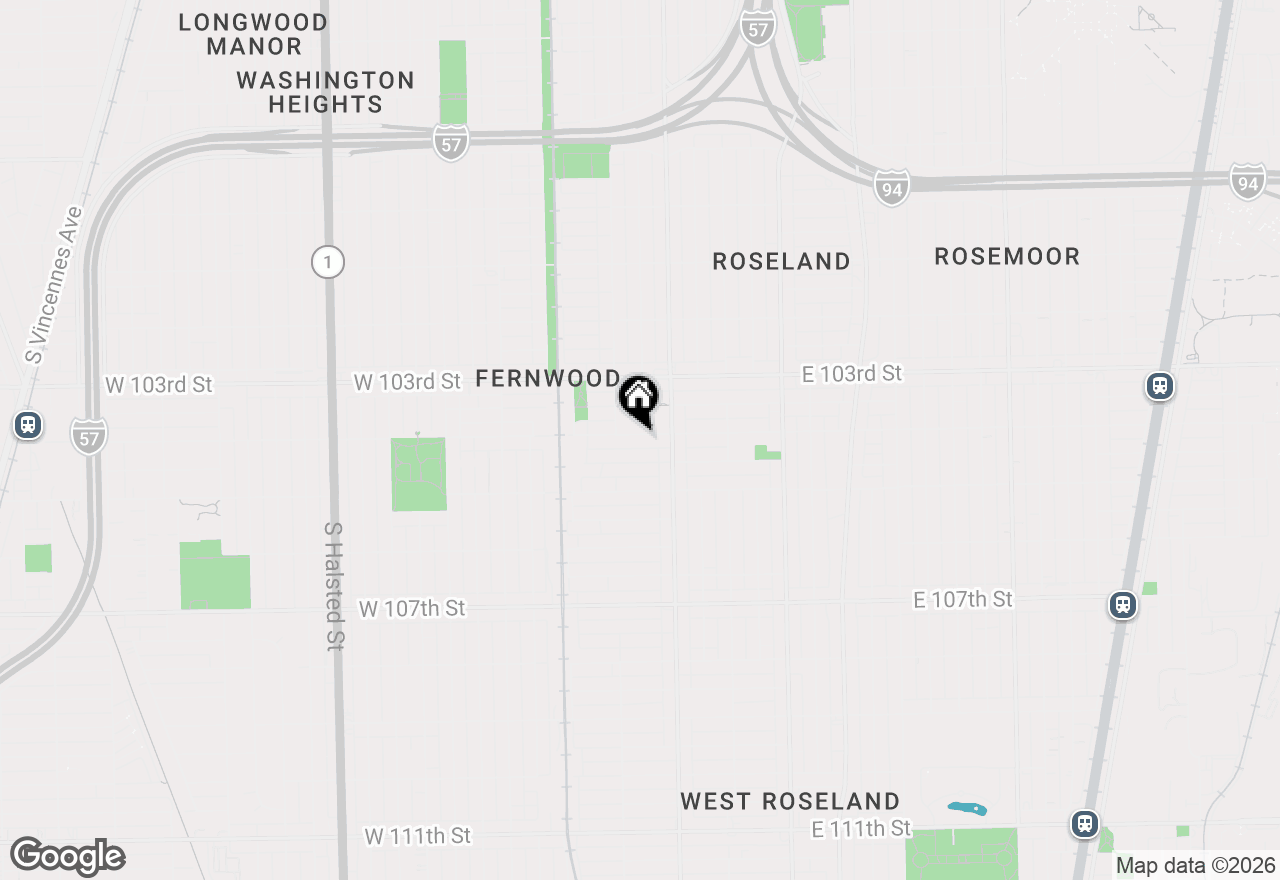 Map of 235 W 104th Street, Chicago, IL 60628