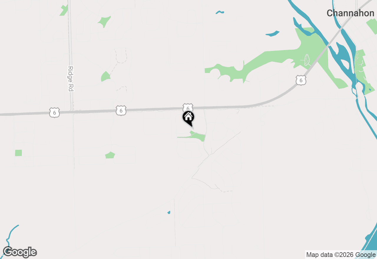 Map of 25724 S Red Stable Lane, Channahon, IL 60410