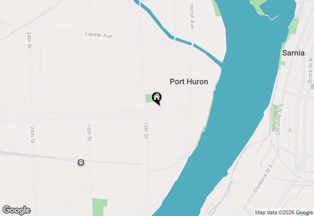 Map of 837 Griswold Street, Fort Gratiot, MI 48060