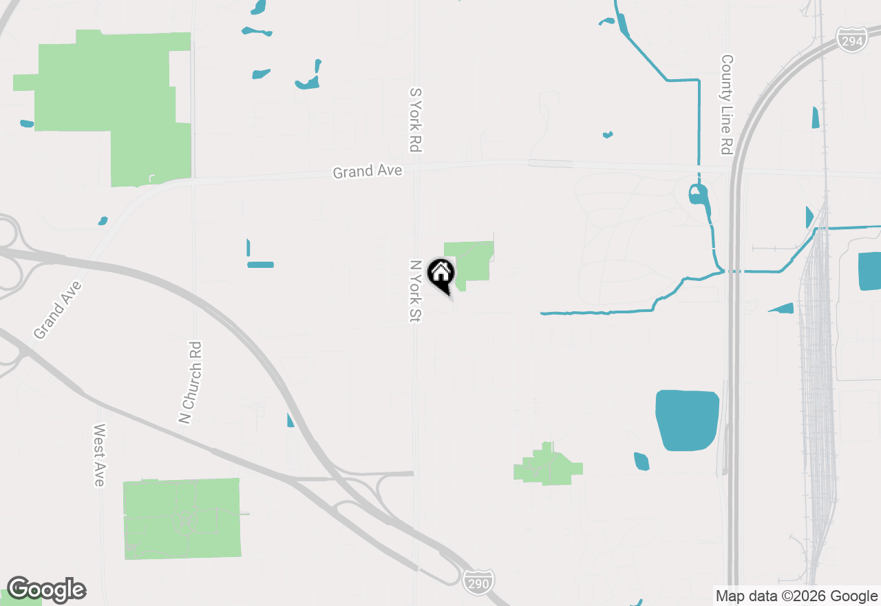 Map of 841 N York Street #109, Elmhurst, IL 60126