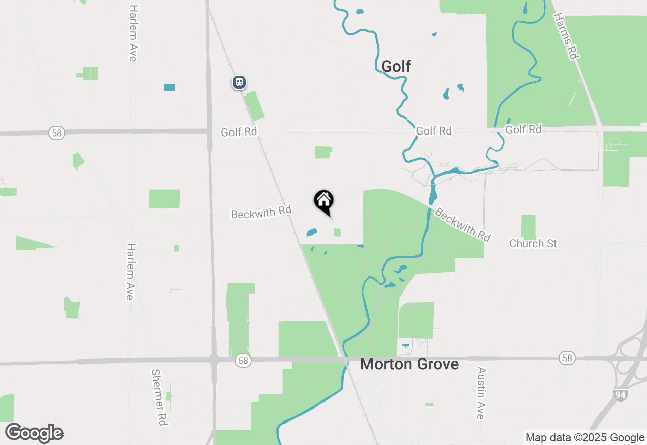 Map of 6527 Maple Street, Morton Grove, IL 60053