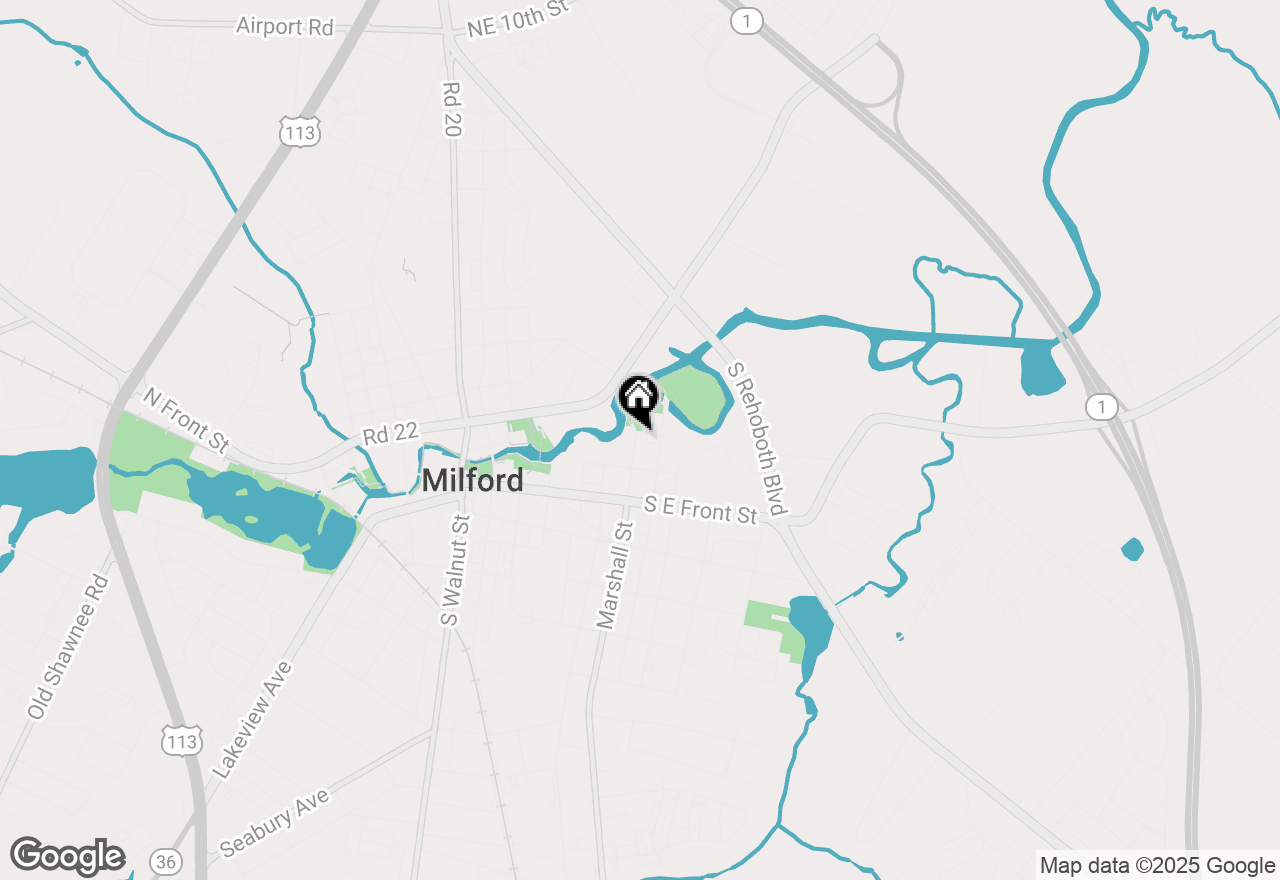 Map of 7 Marshall Street, Milford, DE 19963