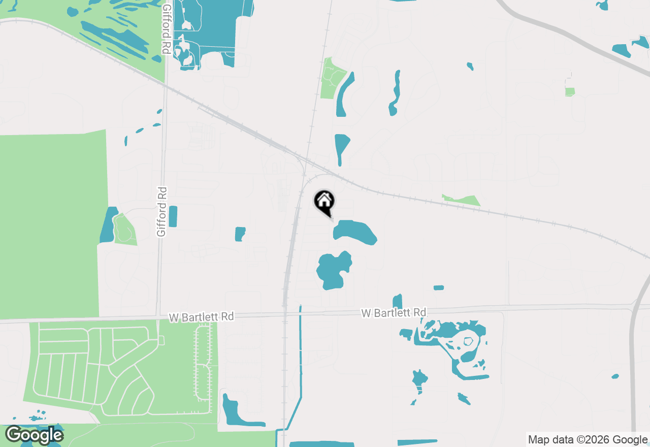 Map of 104 9th Avenue, Bartlett, IL 60103