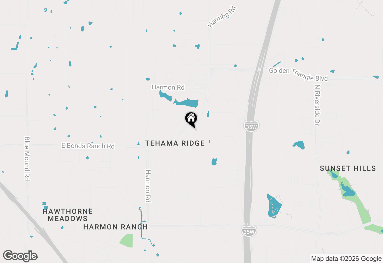 Map of 10444 Merced Lake Road, Fort Worth, TX 76177