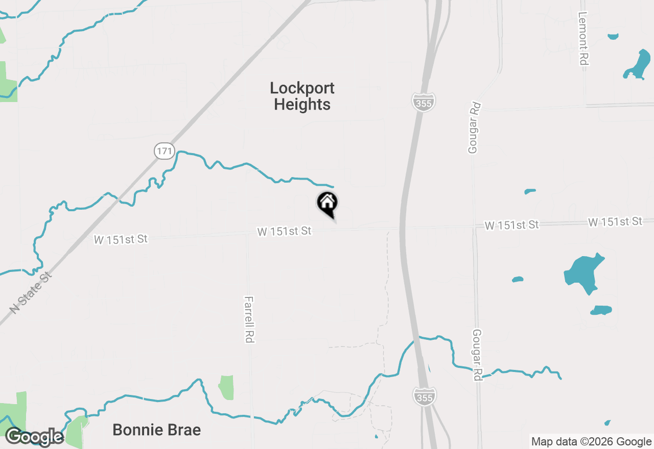 Map of 14813 S Hillside Drive #14813, Lockport, IL 60441