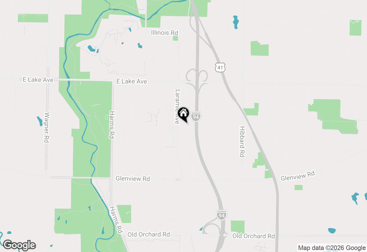 Map of 613 Leamington Avenue, Wilmette, IL 60091