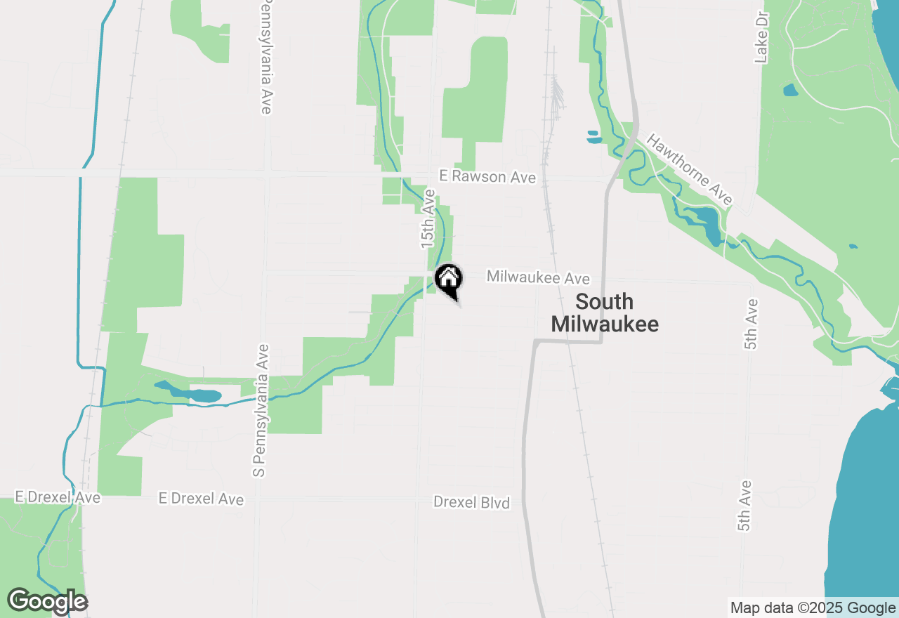 Map of 1412 Michigan Ave, South Milwaukee, WI 53172