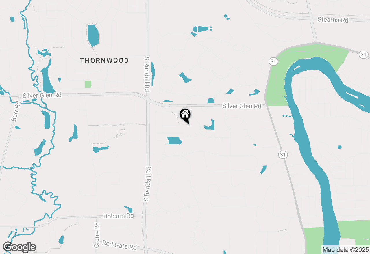 Map of 719 Foxborough Road, South Elgin, IL 60177